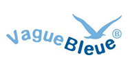 Label vague bleue