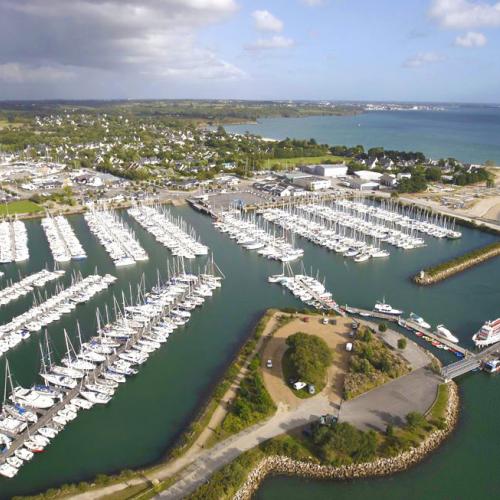 Notre chantier de réparation est situé à Port-la-Forêt, Finistère 29